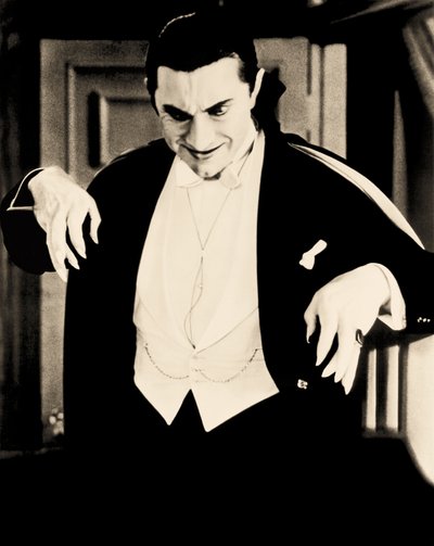 Porträtt av Bela Lugosi, ca 1930 (sepiafoto) av Unbekannt