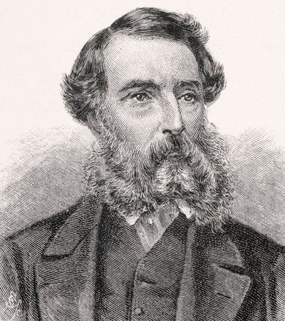 Porträtt av Edward John Eyre (gravyr) av Unbekannt
