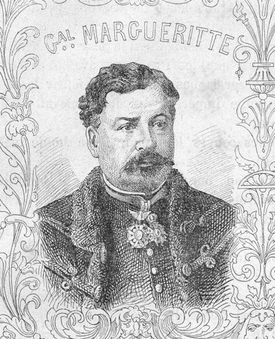 Porträtt av den franske generalen Jean-Auguste Margueritte, fransk-preussiska kriget av Unbekannter Künstler