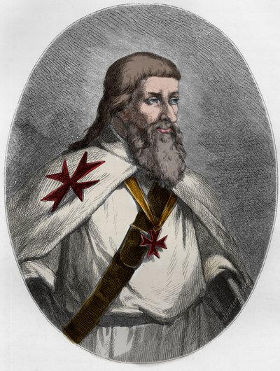 Porträtt av James av Molay av Unbekannt