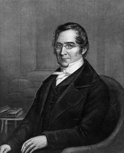 Porträtt av Joseph Louis Gay-Lussac (1778-1850), fransk kemist och fysiker, gravyr av William M. Timlin