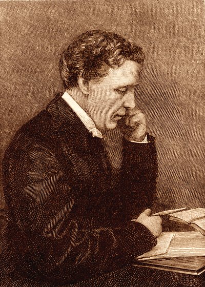 Porträtt av Lewis Carroll av Unbekannter Künstler