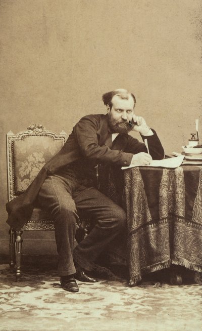 Porträtt av den berömde franske kompositören Charles Gounod av Unbekannter Künstler