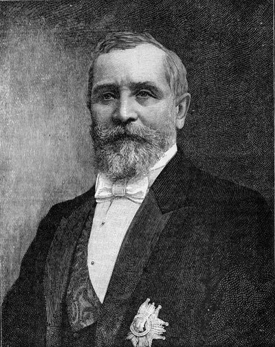 President Loubet, porträtt ca 1900 (gravyr) av Unbekannter Künstler