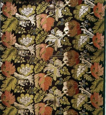 Bedruckte Baumwollbettdecke von der Koromandelküste, ca. 1800 von Nicolas d