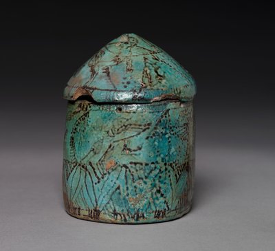 Pyxis med lock, sent Mellersta kungariket till tidigt nya kungarike, ca 1901-1525 f.Kr. av Unbekannt