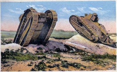 Renault-tankar, ca 1910 (vykort) av Unbekannter Künstler