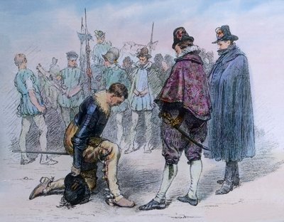 Han hyllar den svenske kungen Gustav Adolf av Unbekannter Künstler