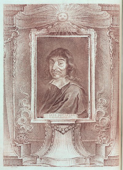 Rene Descartes, fransk filosof och matematiker, ca 1630 av Unbekannt