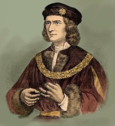 Richard III kung av England (gravyr) av Unbekannter Künstler