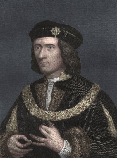 Richard III, kung av England (tryck) av Unbekannter Künstler