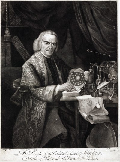 Richard Lovett, brittisk fysiker, ca 1750-1780 av Unbekannt