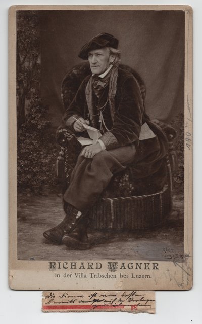 Richard Wagner (1813-1883) (1868, fotografi) av Unbekannter Künstler
