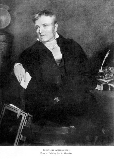 Rudolph Ackermann, tysk förläggare, tidigt 1800-tal av Unbekannt
