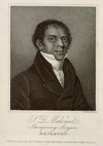 S.D. Mahomed, schamponeringskirurg, Brighton 1826 av Unbekannter Künstler