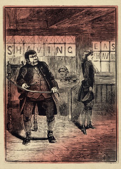 SWEENEY TODD DEN DIABOLISKA BARBEREREN PÅ FLEET STREET av Unbekannter Künstler
