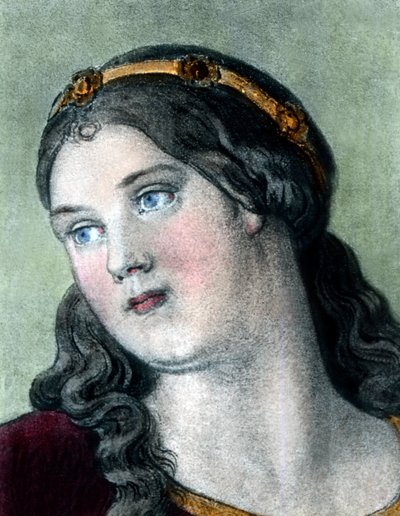 Saint Elizabeth som tonåring av Unbekannter Künstler