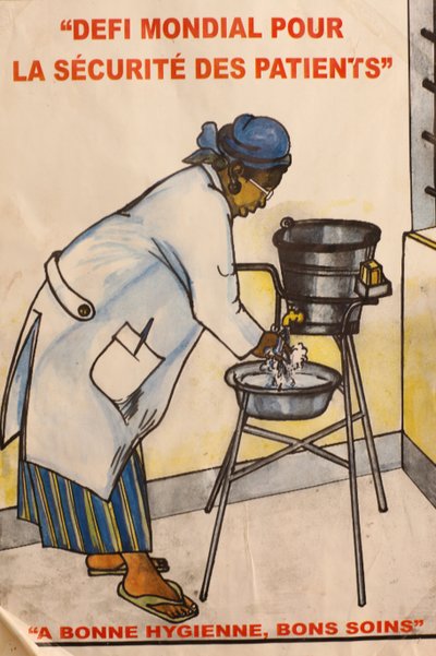 Sanitetsskylt Bamako Mali av Unbekannt