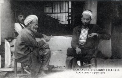 Serbien, Florina: Turkiska män - Vykort 1914-1918 av William M. Timlin