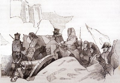 Siege of Roses, halvönskriget av Unbekannter Künstler