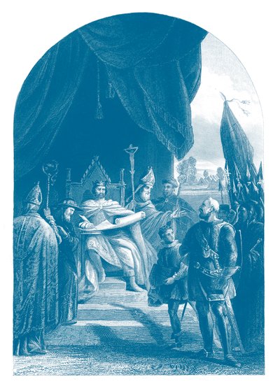 Undertecknande av Magna Carta av Unbekannter Künstler