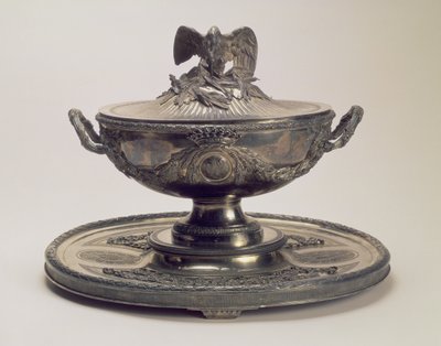 Silverterrin och stativ från Saltykov-tjänsten, av Robert Joseph Auguste (1725-1805), Paris av Unbekannt