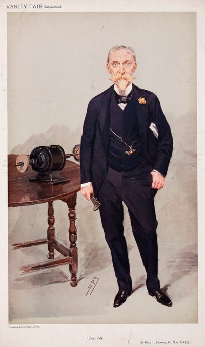 Sir David Salomons, engelsk bilpionjär av Unbekannt