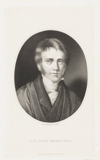 Sir John Herschel, engelsk astronom och vetenskapsman av Unbekannt