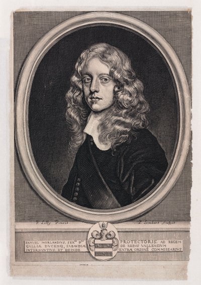 Sir Samuel Morland, engelsk diplomat, matematiker och uppfinnare, ca 1660 av Unbekannt