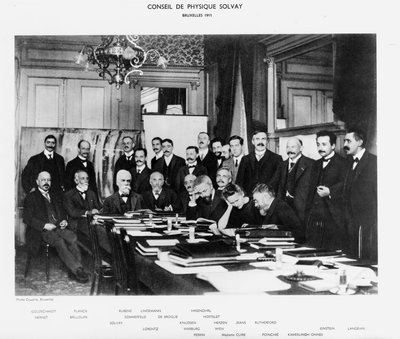 Solvay-konferensen, Bryssel av Unbekannt