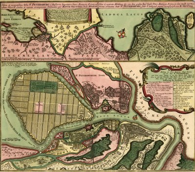 St Petersburg, Ryssland av Unbekannter Künstler