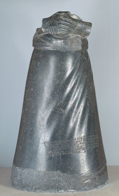 Staty av Manishtusu, kung av Akkad, akkadiska perioden, c.2250 f.Kr. (diorit) av Unbekannt