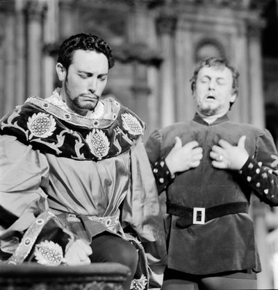 LA FENICE TEATER: OTELLO (Othello) - OPERASÅNGARE MARIO DEL MONACO - PALAZZO DUCAL - VENEDIG - 1960 av Unbekannt