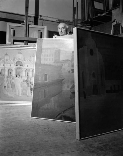 MÅLAREN GUIDO CADORIN I VENEDIG - 1952 av Unbekannt