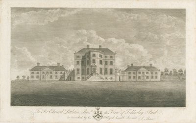 Teddesley Hall: gravyr och [sent 1700-tal] av Unbekannt