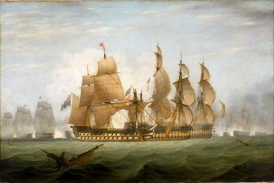 Slaget vid Cape Saint Vincent (Portugal), 14 februari av Unbekannter Künstler