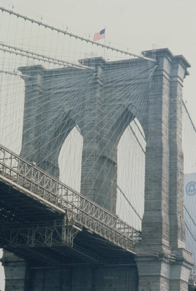 Brooklyn Bridge (foto) (se även 114752) av Unbekannt