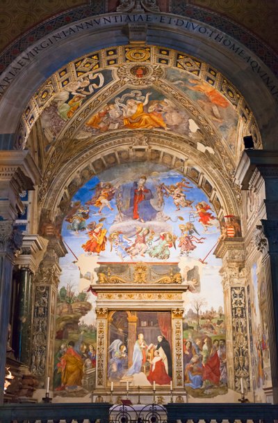 Carafa-kapellet, Santa Maria sopra Minerva, Rom, Italien (foto) av Unbekannter Künstler