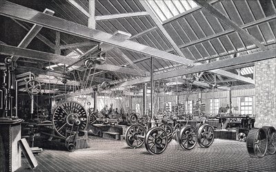 Maskinhuset i Atlas Engine Works. av Unbekannt