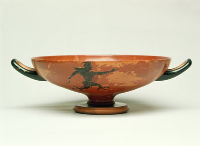 The Pursuit of Perseus, attisk svart figur kylix gjord av The Pepaks Master, 525-520 BC (keramik) av Unbekannt