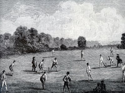 Royal Academy Club spelar cricket av Unbekannt