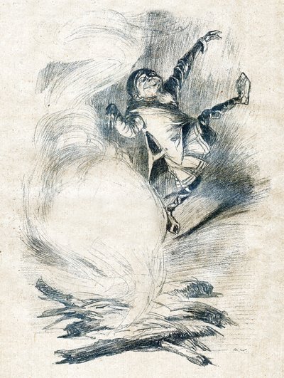 Tracassin-dvärgen. (Illustration, ca 1910) av Unbekannter Künstler