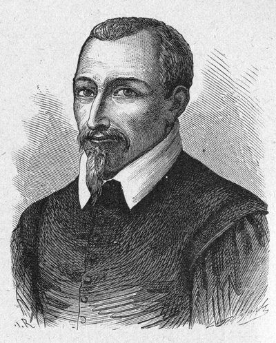Kemisten Olivier de Serres, ca 1880 (Gravyr) av Unbekannter Künstler