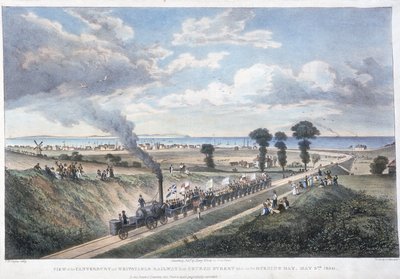 Invigningen av Canterbury and Whitstable Railway, Kent, 3 maj 1830 av Unbekannt