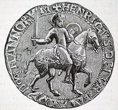 Henrik I av Englands sigill. av Unbekannt