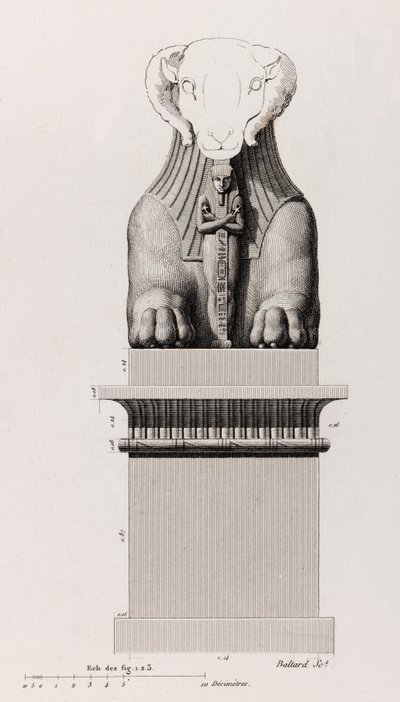 Thebe: Karnak, närbild av Unbekannt