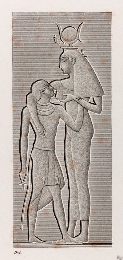 Thebe, Karnak, närbild av Unbekannt