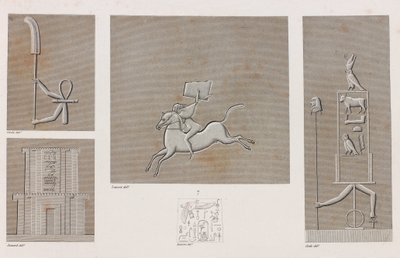 Thebe: Karnak, närbild av Unbekannt