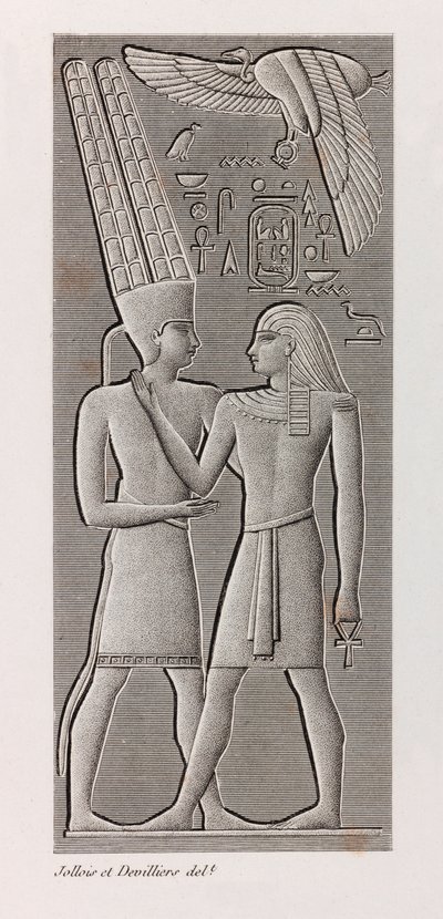Thebe, Karnak närbild av Unbekannt