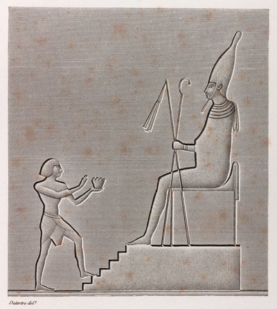 Thebe, Karnak, närbild av Unbekannt